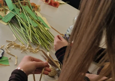 Projekttag: Blumen mit Bibelversen